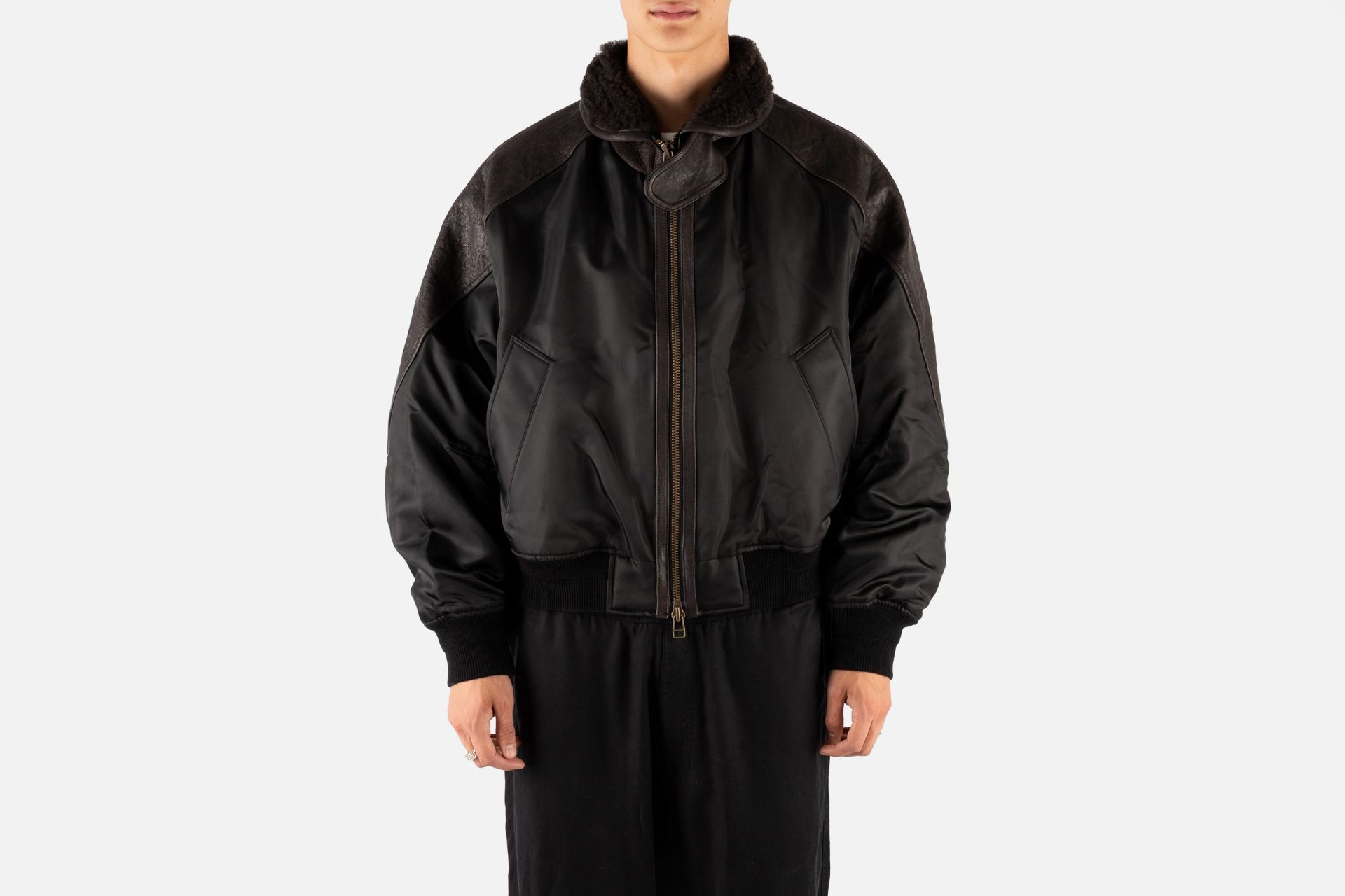 ジャケット・アウター COOR High-neck shearling mixed MA-1 High Neck Shearling Mixed MA 1 Jumper